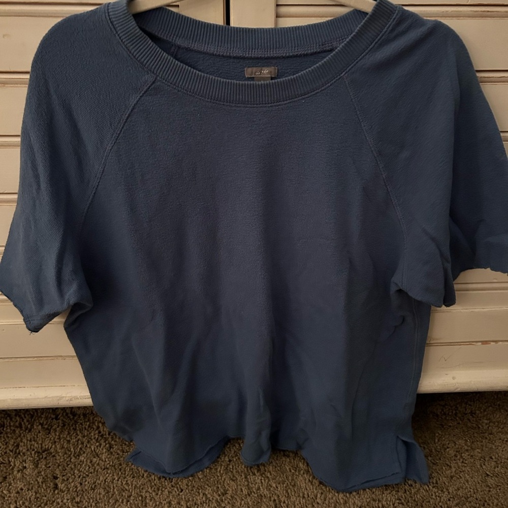 Aerie sweatshirt cropped tshirt
